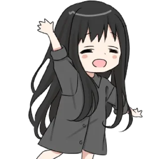 girl with long black hair @kpi_jojo