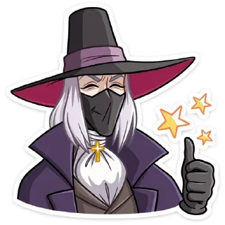 Август Кройц без текста @TgSticker