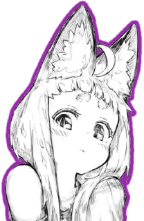 fox girl (jaco) @Anak_kucing_stiker