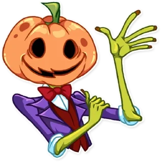 Jack Pumpkin Head @stickersb2b