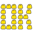 Yellow Animated @stickersb2b