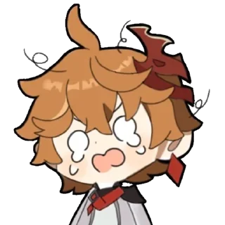 Chibi Tartaglia by @Hashlyyy
