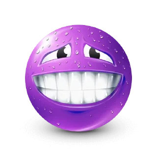 Purple Emoji @TgSticker
