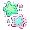 cute green @cute_enot_art