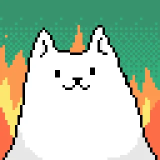 Pixel Cat by @mikkel_18dobrihlis