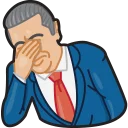 Facepalm Stickers by Gudim
