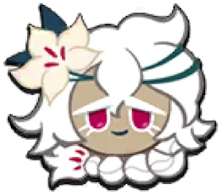 White Lily Cookie • @run_cookie_run
