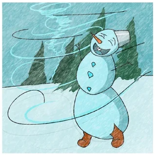 Snowman @stickersb2b