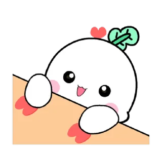 Cute Turnip @Stickersey