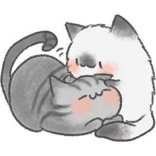 Акварельные котьки @Nyasticks2