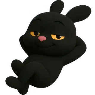Чёрный кролик @Nyasticks