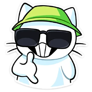 Кисятки на отдыхе  @TgSticker