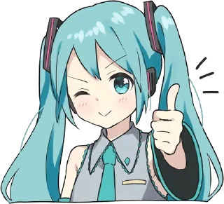 Hatsune Miku @TgStickerc