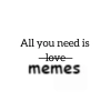 All you need is MEMES