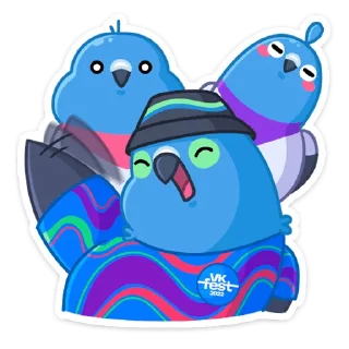 Фестивальные голуби @TgSticker