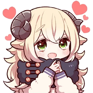 Девочка овечка @Nyasticks