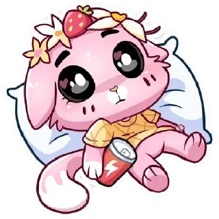 КЛУБНИЧНАЯ ВАНИЛЬКА @tg_stickers_829