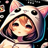 Snow Peach Kitty @codewaifu
