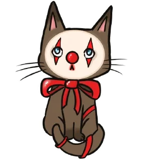 новогодний кот by @nitwart