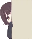 Menhera little girl. ENG :: @line_stickers