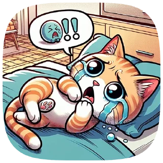 😿