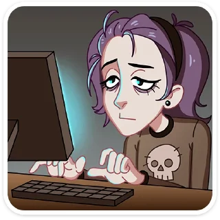 😪