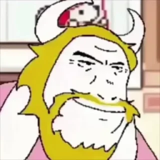 Asgore runs over Dess @StickerChest