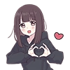 Сестричка Менхера в повний зріст! | @nemui_stickers
