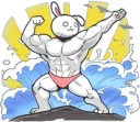 Rabbo the Muscle Rabbit