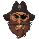 Tempest Pirate Action RPG Stickers