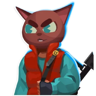 😾