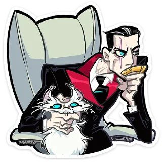 Суперзлодей от @TgSticker