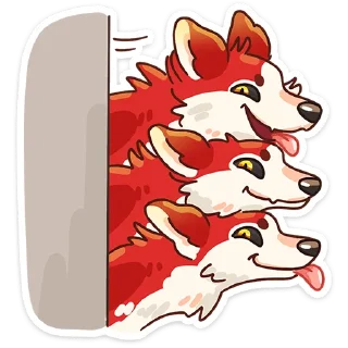 Цербер без надписей @TgSticker