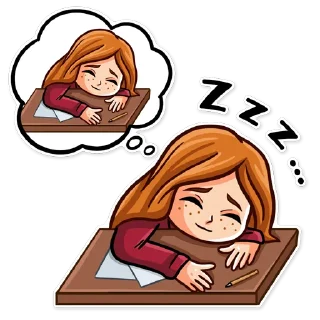 😪