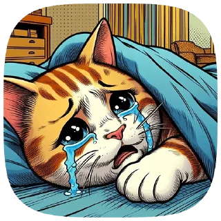 😿