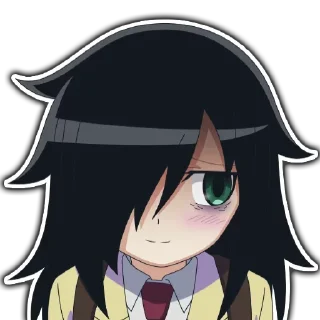 Tomoko by @anime_stickerr