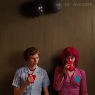 Scott Pilgrim vs the world @avegeek