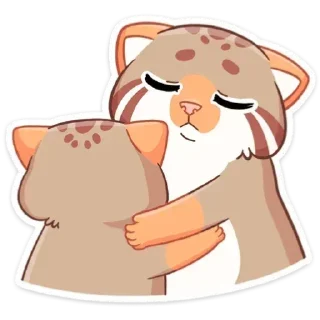 Манул Ур без текста @TgSticker