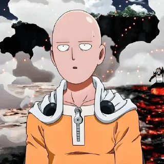 Ванпанчмен @anime_stickerr