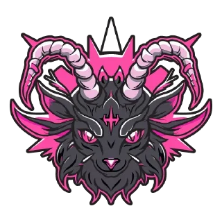satanic goats @cute_enot_art