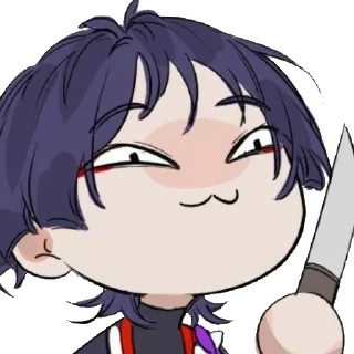 Chibi Scaramouche by @Heshlyyy