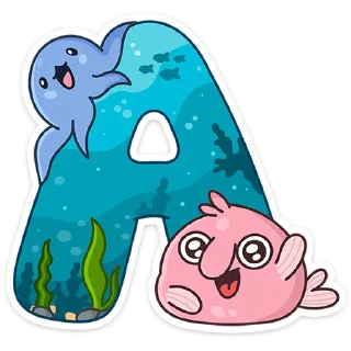 Алфавит ВК • @TgSticker