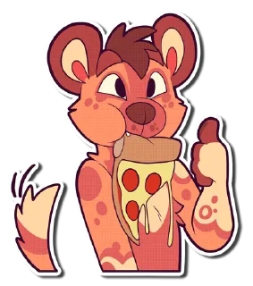 Cinnamon Wild Dog @stickersb2b
