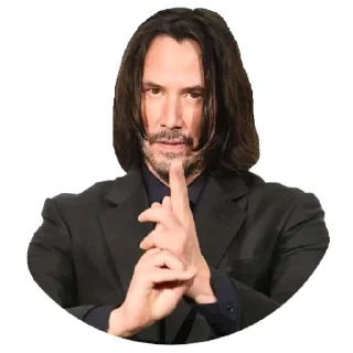 Keanu Reeves @Stickersey