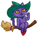 Ms.Witch Cat @stickersb2b