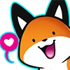 Stupid Fox by @Juliette_stickers