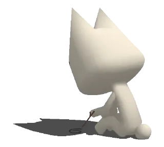 😿
