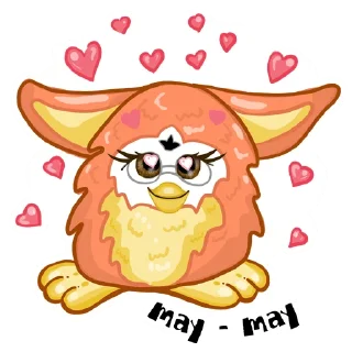 Fluffy Friend Furby  @ulyana_citer
