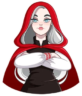 Мара Агата без текста @TgSticker