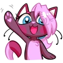 Kate the Flirty Cat @TgSticker